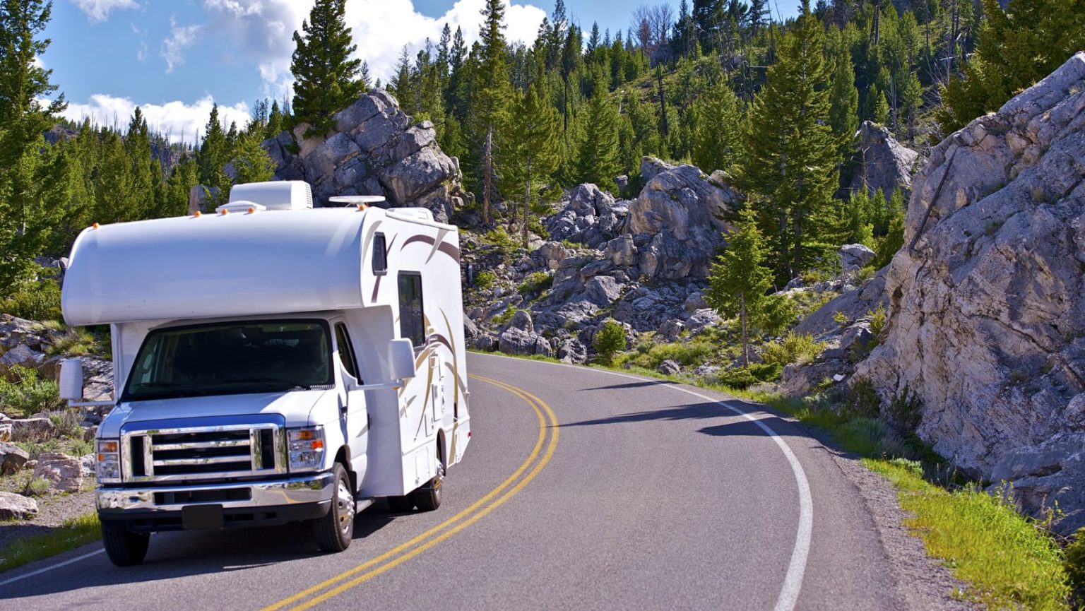 rv on the road