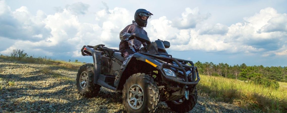 atv on a trail