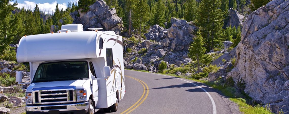 rv on the road